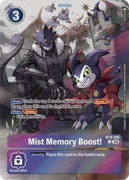 Mist Memory Boost!